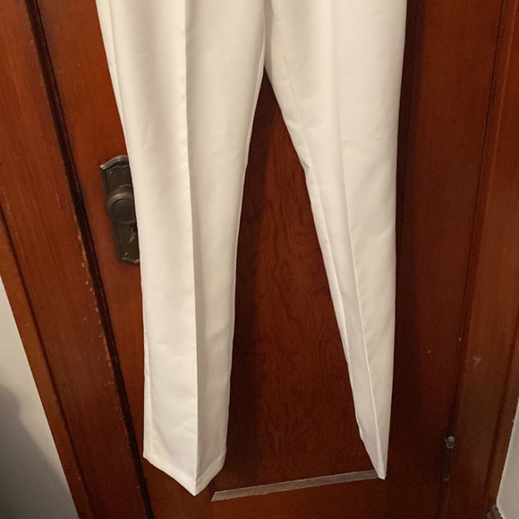 Zara Womens High Waisted Flared Pants White Small NWT - Picture 3 of 7